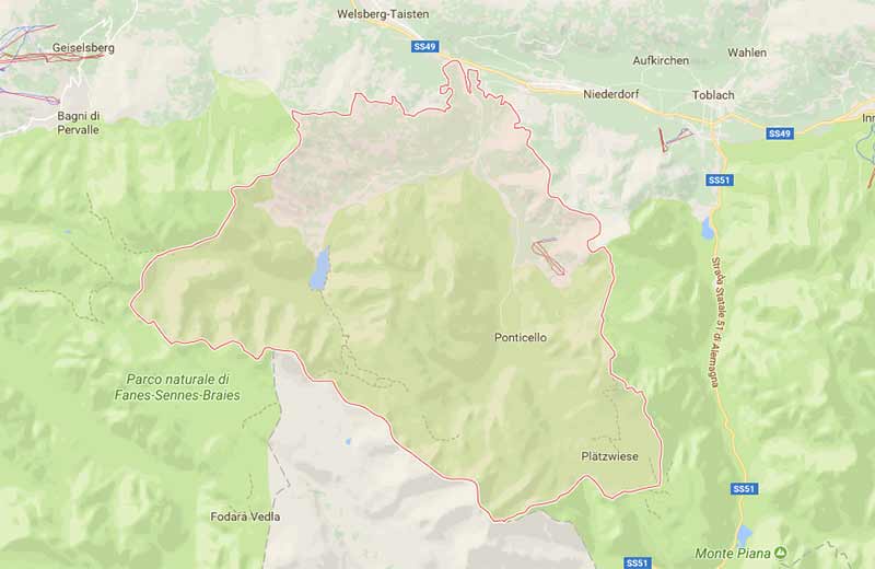 Arrivo E Cartina Di Braies Valle Di Braies Alto Adige