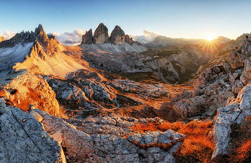 Dolomites Map Italy Where To Stay In The Dolomites
