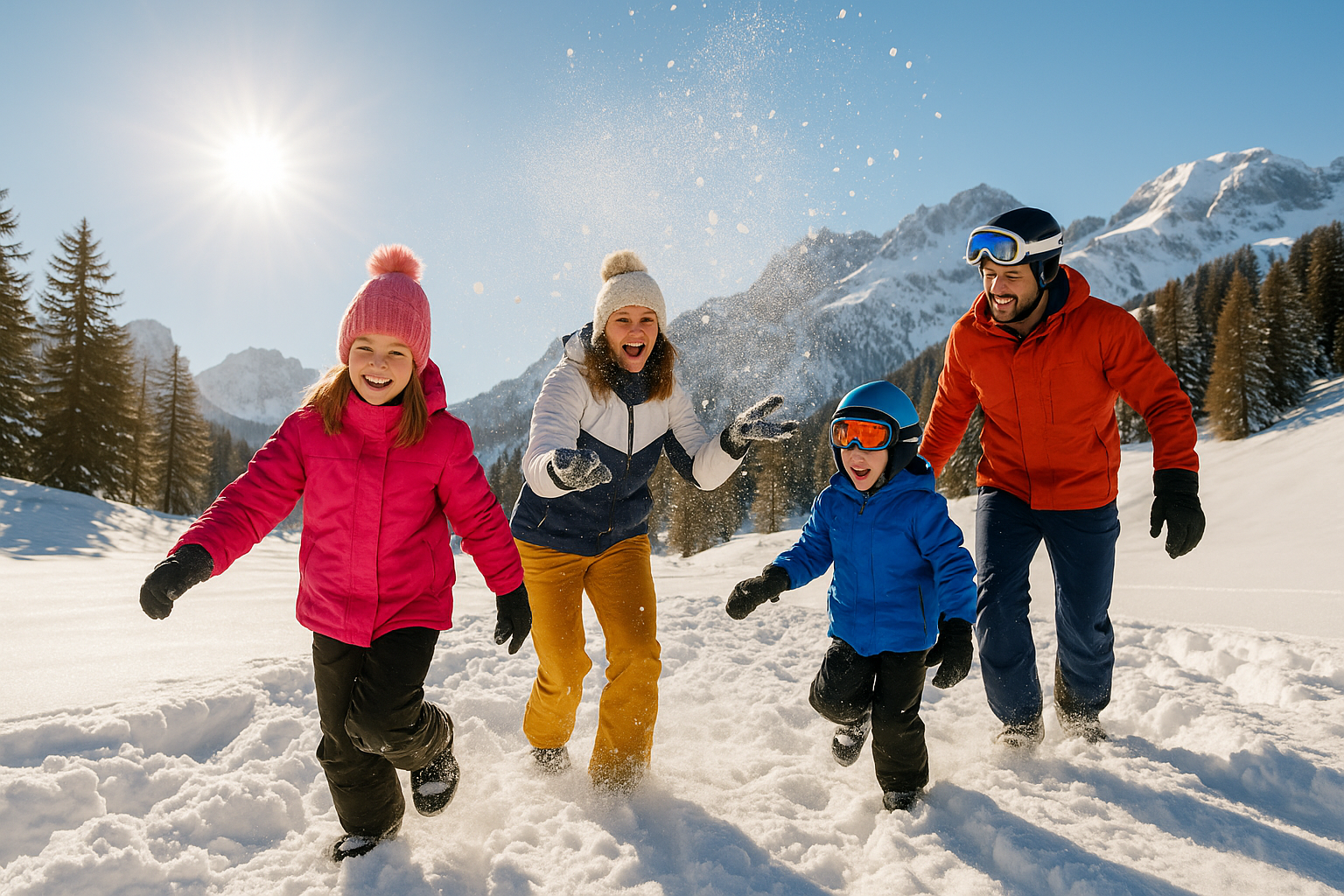 Divertimento sulla neve per la fine della stagione