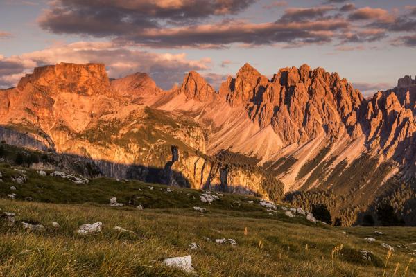 7=6 Il rosseggiare delle vette in Val Gardena
