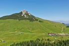 Berghotel Jochgrimm (Aldein) im Sommer