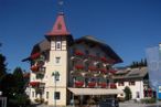 Hotel Villa Christina (Toblach) im Sommer
