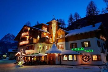 Grüne Laterne (Sexten) im Winter