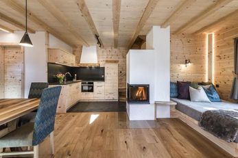 Chalet Großploner (Luson) in inverno