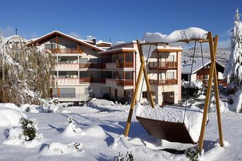 Hotel Castel Oswald von Wolkenstein (Kastelruth) im Winter