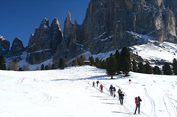 Gasthof Edelweiss (Tiers) im Winter