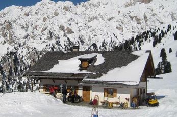 Gampen Alm (Val di Funes) in inverno