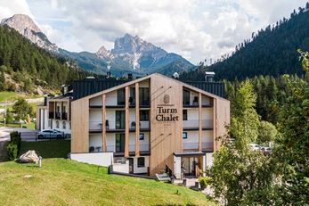 Hotel Turmchalet (Prags) im Sommer