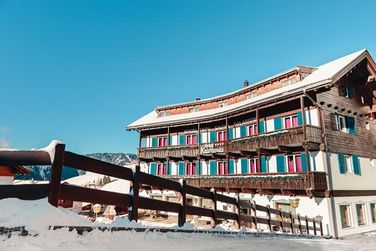 Hotel Kristiania (Wolkenstein) im Winter