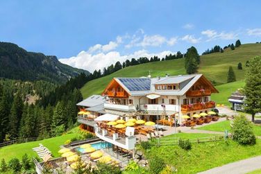 Hotel Monte Piz (Seiser Alm) im Sommer