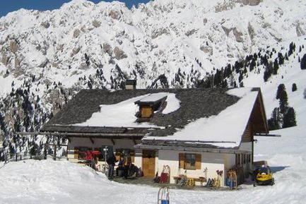Gampen Alm (Val di Funes) in inverno