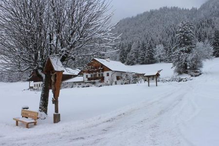 Feldsagerhof (Villabassa) in inverno