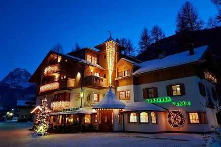 Grüne Laterne (Sexten) im Winter