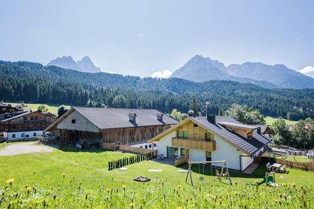 Stöfflerhof (Innichen / Vierschach) im Sommer