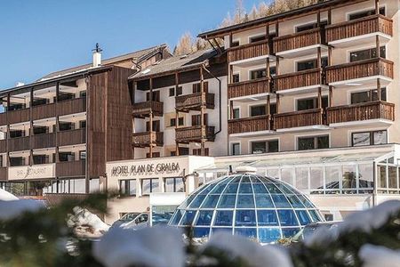 Hotel Plan de Gralba (Selva di Gardena) in inverno