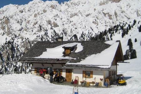 Gampen Alm (Val di Funes) in inverno