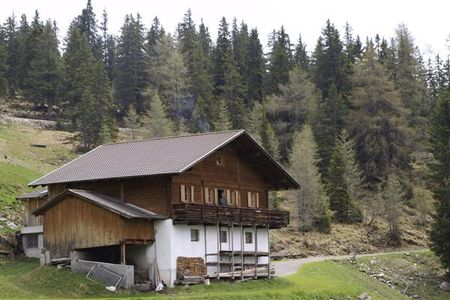 Oberhabererhütte (Casies / S. Maddalena) in inverno