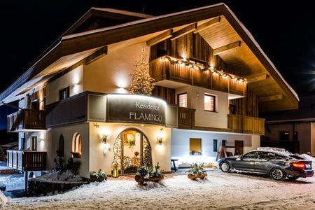Residence Flamingo (Wolkenstein) im Winter