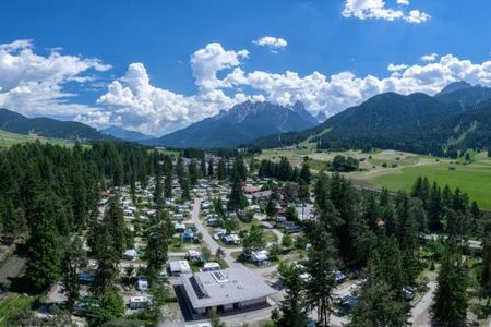 Camping Olympia (Toblach) im Sommer