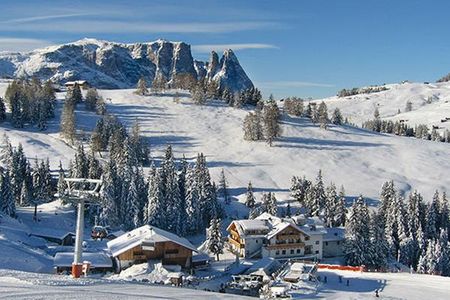 Hotel Monte Piz (Seiser Alm) im Winter
